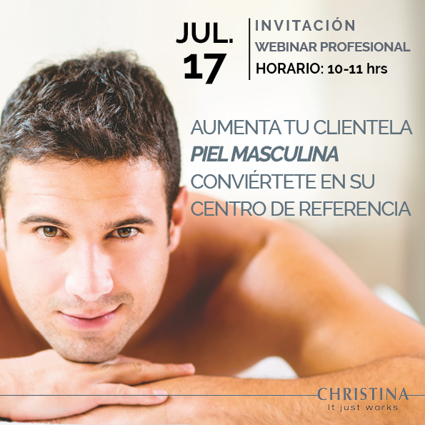 Webinar: Piel Masculina - qué necesita y cómo atraerles a tu centro de estética